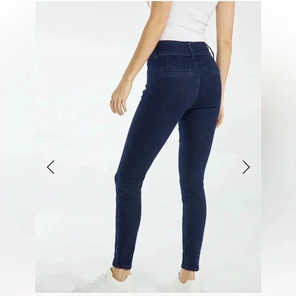 Booty lifter Stretch Skinny Jeans Dark Wash - Picture 1 of 3